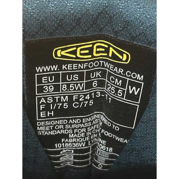 KEEN Women's Size 8.5W Gray & Teal Hiking Boots - Picture 7 of 7